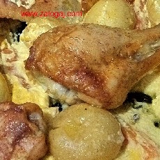 Piletina i krompirići  iz rerne